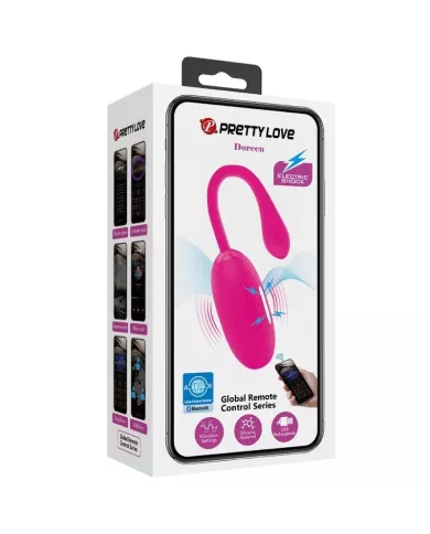 PRETTY LOVE - OEUF VIBRANT RECHARGEABLE DOREEN MAGENTA TÉLÉCOMMANDE PRETTY LOVE - OEUF VIBRANT RECHARGEABLE DOREEN MAGENTA TÉLÉCOMMANDE