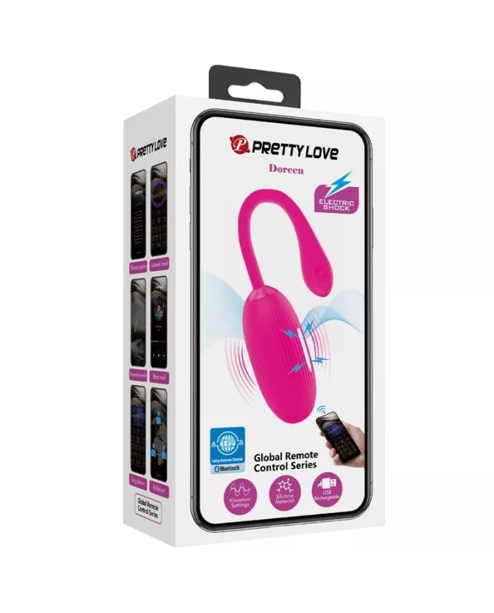 PRETTY LOVE - OEUF VIBRANT RECHARGEABLE DOREEN MAGENTA TÉLÉCOMMANDE PRETTY LOVE - OEUF VIBRANT RECHARGEABLE DOREEN MAGENTA TÉLÉCOMMANDE