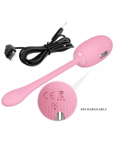 PRETTY LOVE - OEUF VIBRANT RECHARGEABLE ROSE DOREEN PRETTY LOVE - OEUF VIBRANT RECHARGEABLE ROSE DOREEN