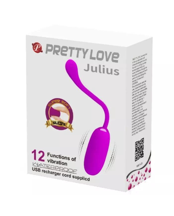 PRETTY LOVE - OEUF VIBRANT JULIUS IMPERMÉABLE-RECHARGEABLE VIOLET PRETTY LOVE - OEUF VIBRANT JULIUS IMPERMÉABLE-RECHARGEABLE VIOLET