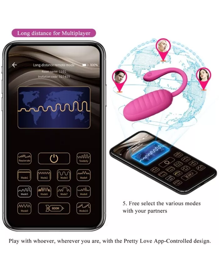 PRETTY LOVE - OEUF VIBRANT RECHARGEABLE CATALINA ROSE PRETTY LOVE - OEUF VIBRANT RECHARGEABLE CATALINA ROSE