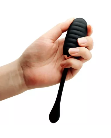 PRETTY LOVE - DOREEN OEUF VIBRANT RECHARGEABLE DE LUXE NOIR TÉLÉCOMMANDE
