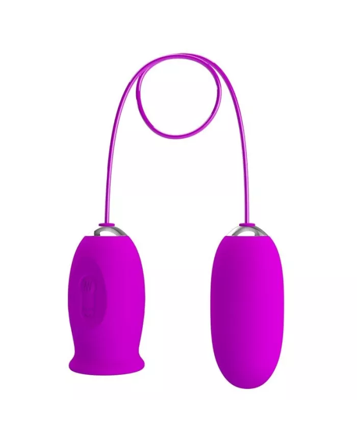 PRETTY LOVE - VIBRATEUR RECHARGEABLE DAISY DUAL EGG VIOLET PRETTY LOVE - VIBRATEUR RECHARGEABLE DAISY DUAL EGG VIOLET