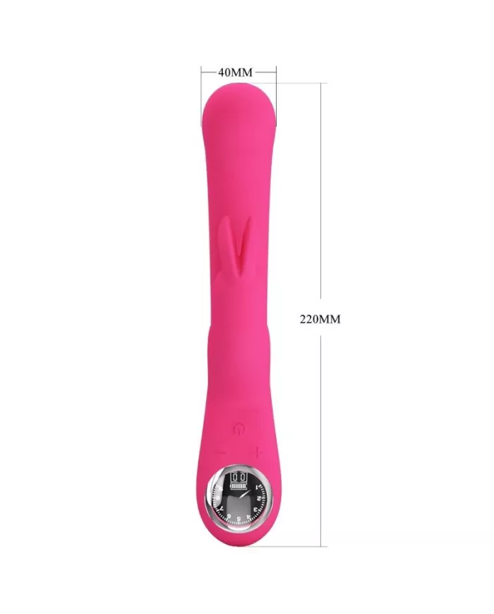PRETTY LOVE - VIBRATEUR LAMAR LAPIN ET POINT G ROSE PRETTY LOVE - VIBRATEUR LAMAR LAPIN ET POINT G ROSE