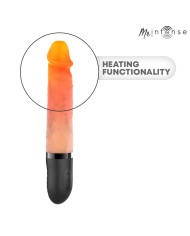 MR INTENSE - JEAN VIBRATEUR HAUT ET BAS EN SILICONE AVEC EFFET CHAUFFANT 24 CM -Ø- 3,8 CM