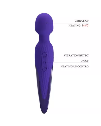 PRETTY LOVE - ANTONY YOUTH WAND VIBRATEUR VIOLETTE EFFET CHALEUR PRETTY LOVE - ANTONY YOUTH WAND VIBRATEUR VIOLETTE EFFET CHALEUR