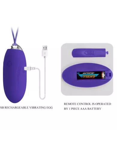 PRETTY LOVE - JENNY YOUTH VIOLATING EGG TÉLÉCOMMANDE VIOLET PRETTY LOVE - JENNY YOUTH VIOLATING EGG TÉLÉCOMMANDE VIOLET