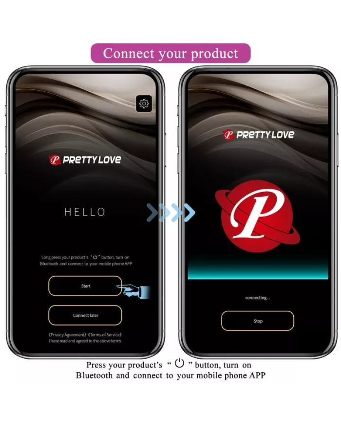 PRETTY LOVE - OEUF VIBRANT NYMPHE APP CONTRÔLÉ VIOLET