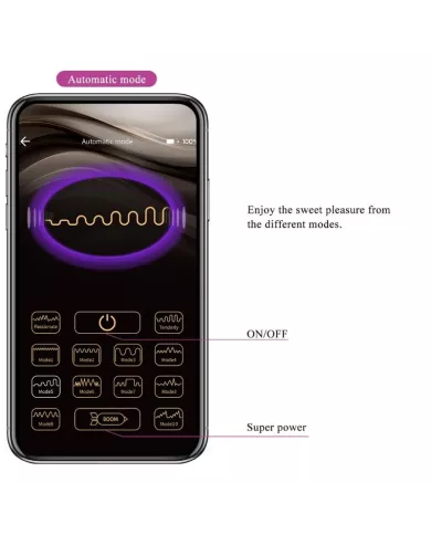 PRETTY LOVE - OEUF VIBRANT NYMPHE APP CONTRÔLÉ VIOLET