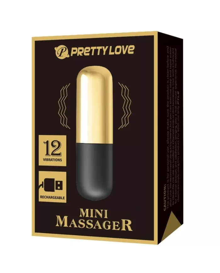 PRETTY LOVE - VIBRATEUR BULLET RECHARGEABLE DOR? PRETTY LOVE - VIBRATEUR BULLET RECHARGEABLE DOR?
