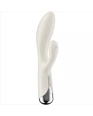 SATISFYER - SPINNING RABBIT 1 CLITORIS ET STIMULATION DU POINT G BEIGE
