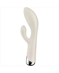 SATISFYER - SPINNING RABBIT 1 CLITORIS ET STIMULATION DU POINT G BEIGE