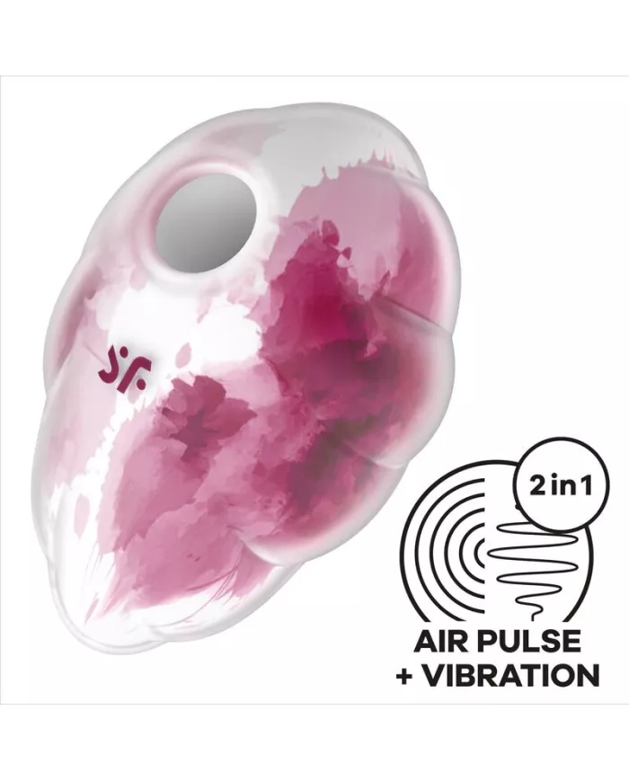SATISFYER - CLOUD DANCER VIBRATEUR ROUGE AIR PULSE SATISFYER - CLOUD DANCER VIBRATEUR ROUGE AIR PULSE