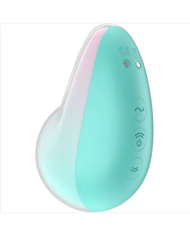 SATISFYER - STIMULATEUR PIXIE DUST BLEU AIR PLUSE SATISFYER - STIMULATEUR PIXIE DUST BLEU AIR PLUSE