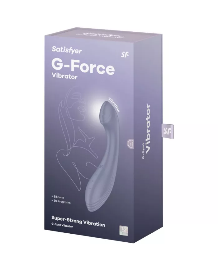 SATISFYER - STIMULATEUR VIBRATEUR G-FORCE G-SPOT VIOLET