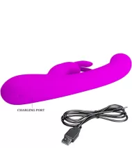 PRETTY LOVE - VIBRATEUR LAMAR LAPIN ET SPOT G VIOLET PRETTY LOVE - VIBRATEUR LAMAR LAPIN ET SPOT G VIOLET