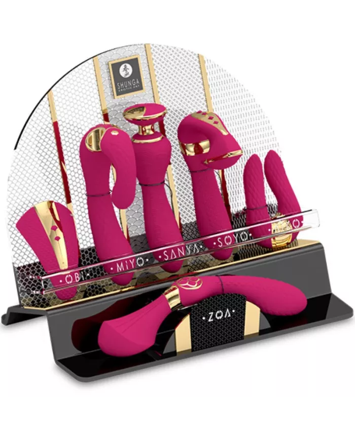 SHUNGA - PRÉSENTOIR 6 MASSEURS INTIMES FUCHSIA SHUNGA - PRÉSENTOIR 6 MASSEURS INTIMES FUCHSIA