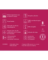 SHUNGA - PRÉSENTOIR 6 MASSEURS INTIMES FUCHSIA SHUNGA - PRÉSENTOIR 6 MASSEURS INTIMES FUCHSIA