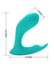 PRETTY LOVE - TÉLÉCOMMANDE À VIBRATION ET PULSATION IDABELLE BLEU