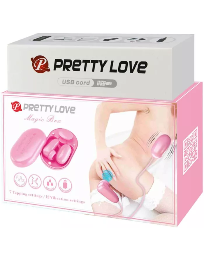 PRETTY LOVE - MAGIC BOX BALLE VIBRANTE & STIMULATEUR ROSE