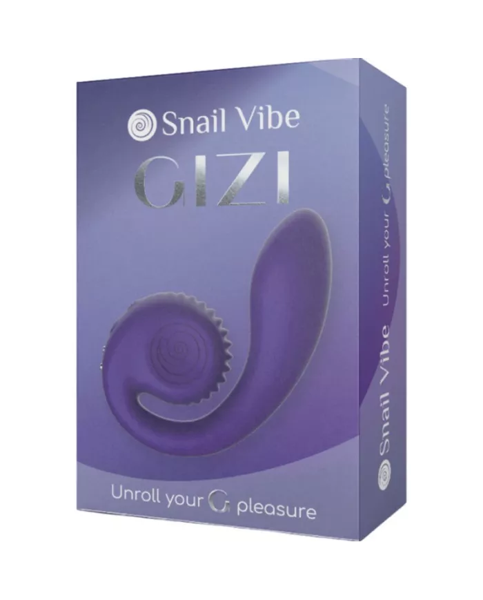 SNAIL VIBE - STIMULATEUR DOUBLE GIZI VIOLET SNAIL VIBE - STIMULATEUR DOUBLE GIZI VIOLET