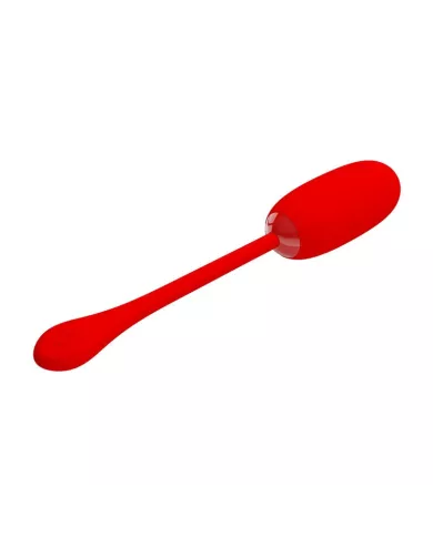 PRETTY LOVE - OEUF VIBRANT JULIUS IMPERMÉABLE-RECHARGEABLE ROUGE