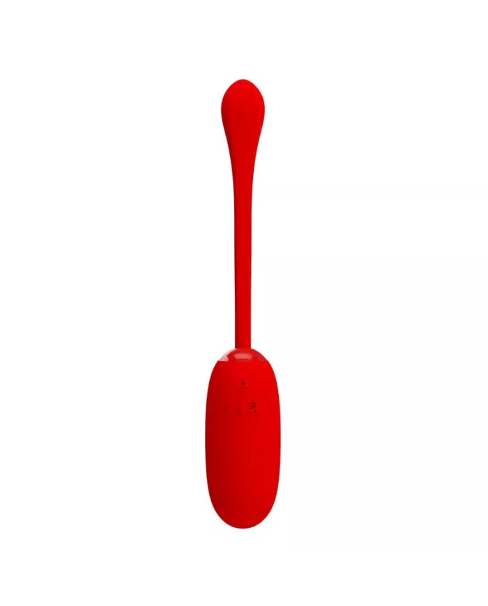 PRETTY LOVE - OEUF VIBRANT JULIUS IMPERMÉABLE-RECHARGEABLE ROUGE