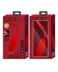 PRETTY LOVE - OEUF VIBRANT JULIUS IMPERMÉABLE-RECHARGEABLE ROUGE