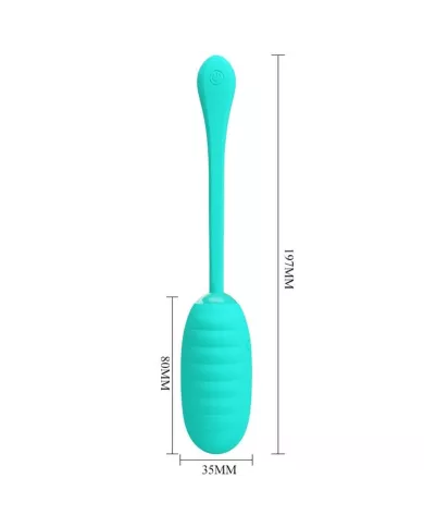 PRETTY LOVE - OEUF VIBRANT RECHARGEABLE KIRK AQUA VERT