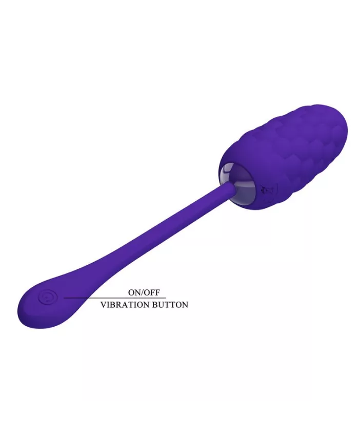PRETTY LOVE - OEUF VIBRANT  TEXTURE MARINE RECHARGEABLE VIOLET PRETTY LOVE - OEUF VIBRANT  TEXTURE MARINE RECHARGEABLE VIOLET