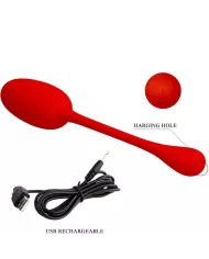 PRETTY LOVE - OEUF VIBRANT RECHARGEABLE KNUCKER ROUGE