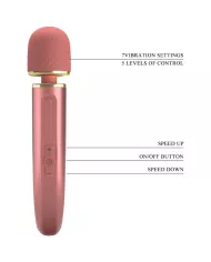 PRETTY LOVE - MASSEUR 7 MODES DE VIBRATION ROSE PRETTY LOVE - MASSEUR 7 MODES DE VIBRATION ROSE