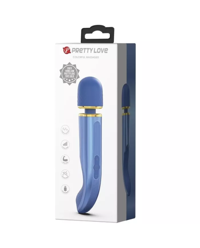 PRETTY LOVE - MASSEUR 7 MODES DE VIBRATION BLEU PRETTY LOVE - MASSEUR 7 MODES DE VIBRATION BLEU