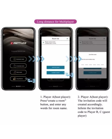 PRETTY LOVE - TÉLÉCOMMANDE JAYLEEN VIBRATOR APP VIOLET