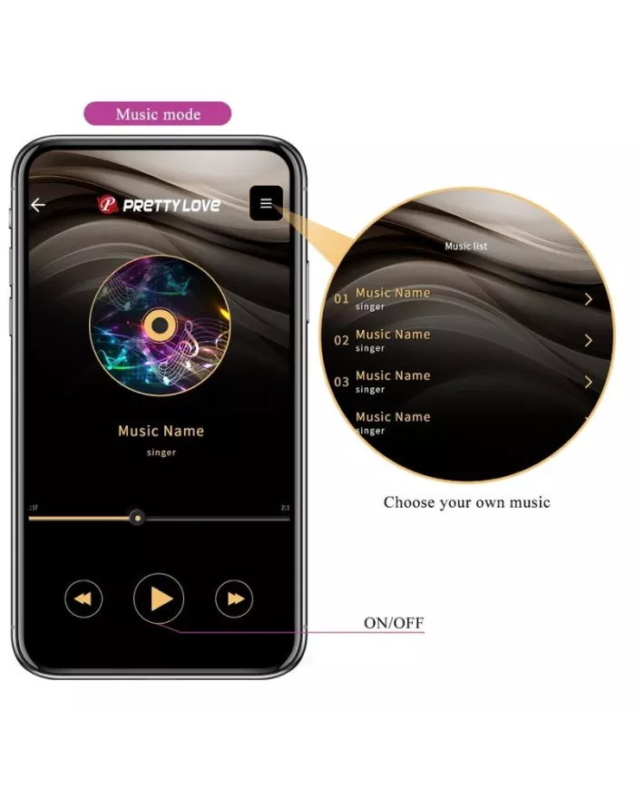 PRETTY LOVE - TÉLÉCOMMANDE JAYLEEN VIBRATOR APP VIOLET PRETTY LOVE - TÉLÉCOMMANDE JAYLEEN VIBRATOR APP VIOLET