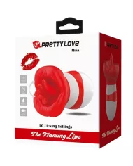 PRETTY LOVE - MINA STIMULATEUR DE LANGUE ROUGE CLAIR