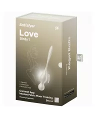 SATISFYER - BALLES VIBRANTES DE KEGEL LOVE BIRDS BLANCHES SATISFYER - BALLES VIBRANTES DE KEGEL LOVE BIRDS BLANCHES