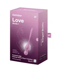 SATISFYER - BALLES VIBRANTES DE KEGEL LOVE BIRDS ROSE