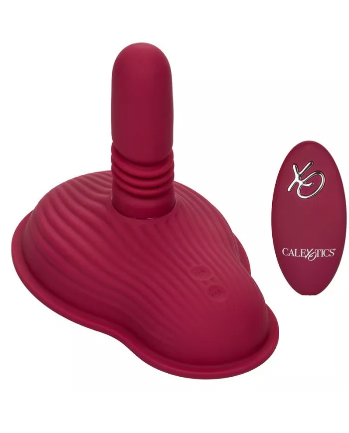 CALEXOTICS - RIDER MASSAGER DOUBLE MOTEUR TÉLÉCOMMANDE ROUGE CALEXOTICS - RIDER MASSAGER DOUBLE MOTEUR TÉLÉCOMMANDE ROUGE