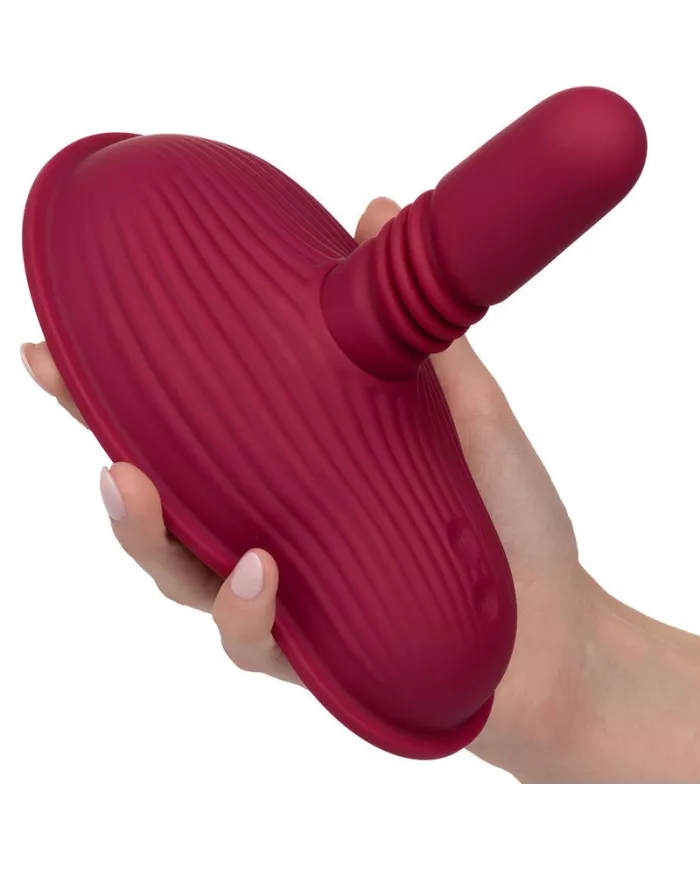CALEXOTICS - RIDER MASSAGER DOUBLE MOTEUR TÉLÉCOMMANDE ROUGE CALEXOTICS - RIDER MASSAGER DOUBLE MOTEUR TÉLÉCOMMANDE ROUGE