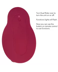 CALEXOTICS - RIDER MASSAGER DOUBLE MOTEUR TÉLÉCOMMANDE ROUGE CALEXOTICS - RIDER MASSAGER DOUBLE MOTEUR TÉLÉCOMMANDE ROUGE