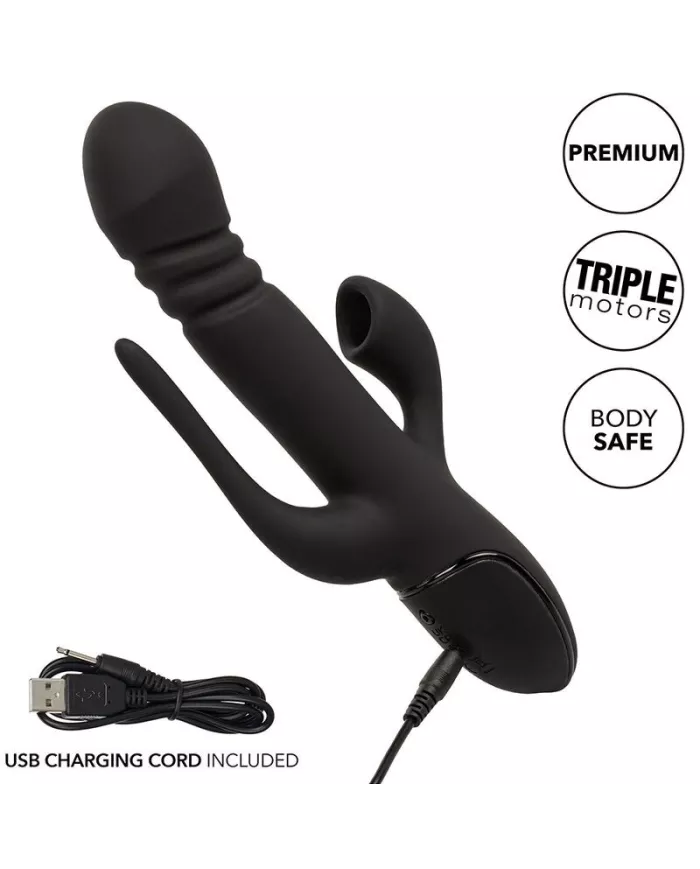 CALEXOTICS - VIBRATEUR TRIPLE EUPHORIA NOIR