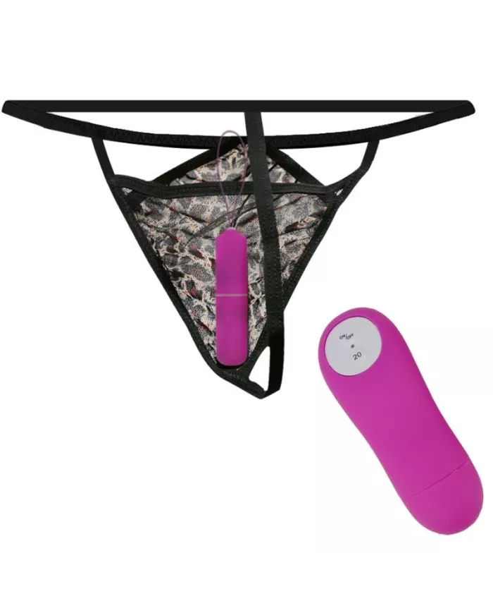 BAILE - STRING AVEC BALLE VIBRANTE ET CONTROL VIOLET BAILE - STRING AVEC BALLE VIBRANTE ET CONTROL VIOLET