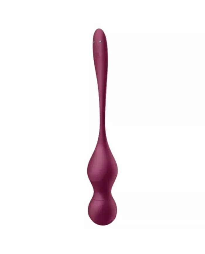 SATISFYER - LOVE BIRDS VARY BALLES VIBRANTES APPLICATION GRATUITE VIN ROUGE