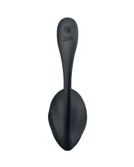 SATISFYER - RIBBED PETAL TÉLÉCOMMANDE DE STIMULATEUR DE POINT G NOIR APPLICATION GRATUITE SATISFYER - RIBBED PETAL TÉLÉCOMMANDE DE STIMULATEUR DE POINT G NOIR APPLICATION GRATUITE