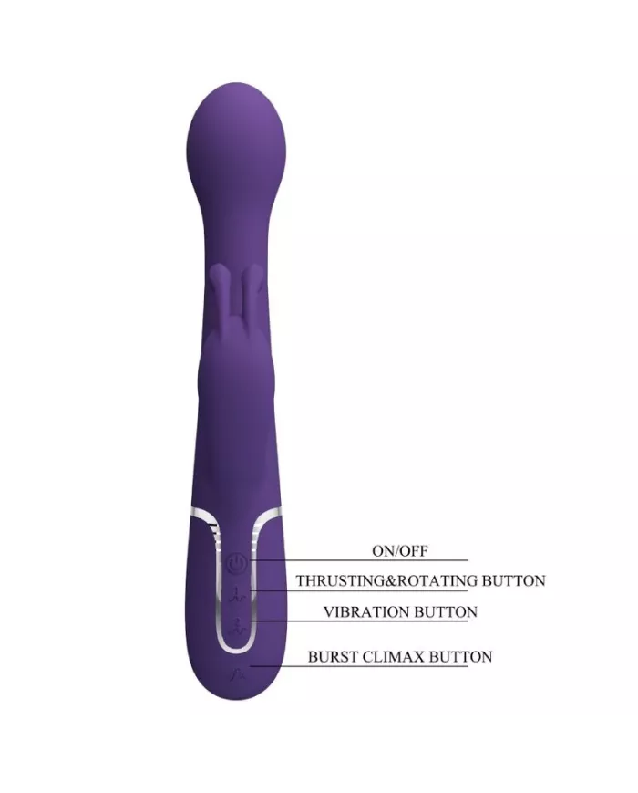PRETTY LOVE - DEJON VIBRATEUR RABBIT 3 EN 1 MULTIFONCTION VIOLET PRETTY LOVE - DEJON VIBRATEUR RABBIT 3 EN 1 MULTIFONCTION VIOLET
