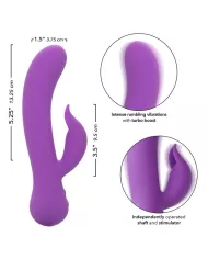 CALEXOTICS - FIRST TIME VIBRATEUR PLEASER RECHARGEABLE VIOLET CALEXOTICS - FIRST TIME VIBRATEUR PLEASER RECHARGEABLE VIOLET