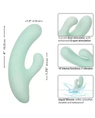 CALEXOTICS - PACIFICA FIJI VIBRATEUR & ESTIMULATEUR POINT G 10 VIBRATIONS AQUA CALEXOTICS - PACIFICA FIJI VIBRATEUR & ESTIMULATEUR POINT G 10 VIBRATIONS AQUA