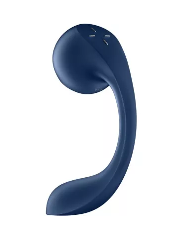 SATISFYER - PRO+ WAVE 4 STIMULATEUR POINT G ET IMPULSION D'AIR APPLICATION GRATUITE BLEU FONCÉ