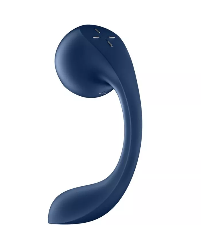 SATISFYER - PRO+ WAVE 4 STIMULATEUR POINT G ET IMPULSION D'AIR APPLICATION GRATUITE BLEU FONCÉ SATISFYER - PRO+ WAVE 4 STIMULATEUR POINT G ET IMPULSION D'AIR APPLICATION GRATUITE BLEU FONCÉ